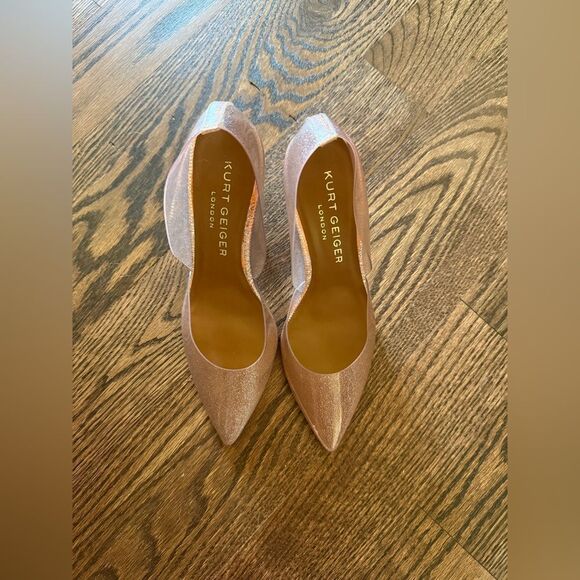 NWOT Kurt Geiger PINK CLEAR pumps Size 6 - Picture 6 of 10